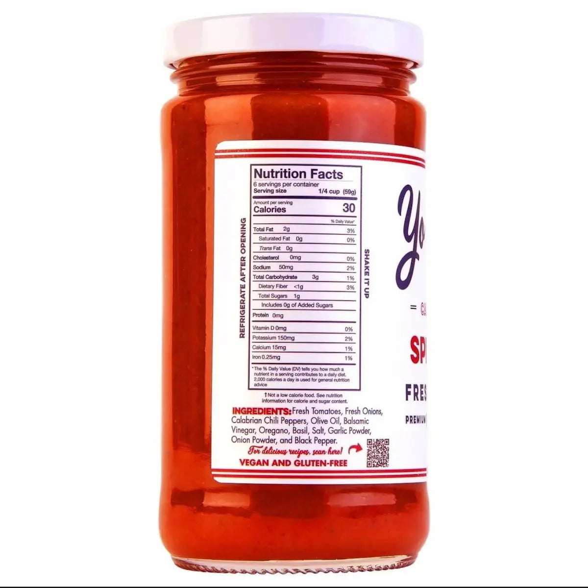 Yo Mama Spicy Pizza Sauce, 12.5oz Condiments & Sauces 12044402