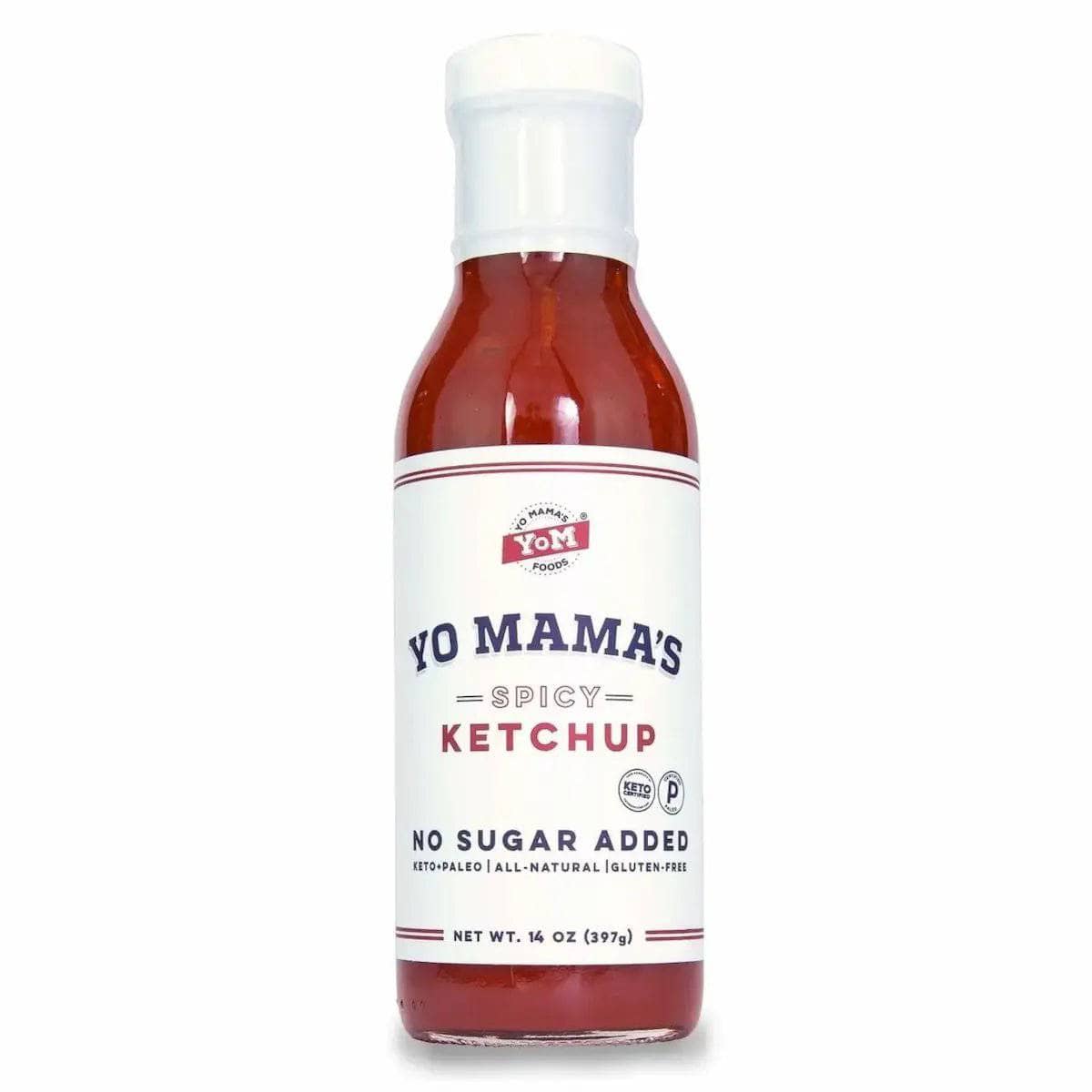 Yo Momma's Sauces Condiments & Sauces No Sugar Added Spicy Ketchup 12044353