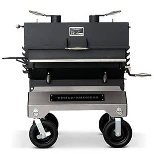 Yoder Smokers 24x36 Flat Top Adjustable Charcoal Grill on Competition Cart