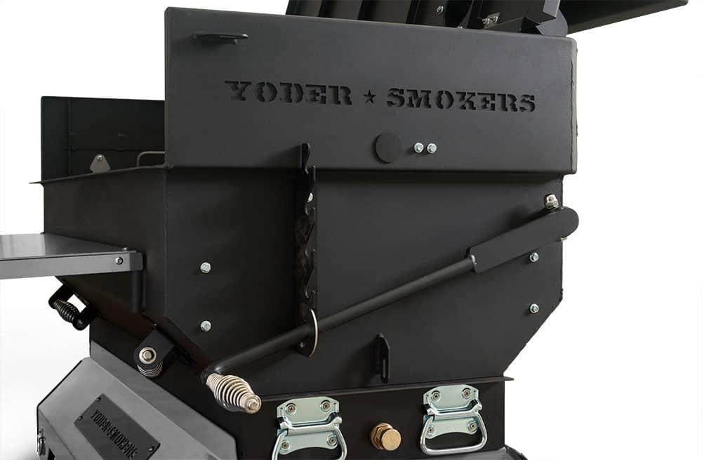 Yoder Smokers 24x48 Flat Top Adjustable Charcoal Grill on Competition Cart