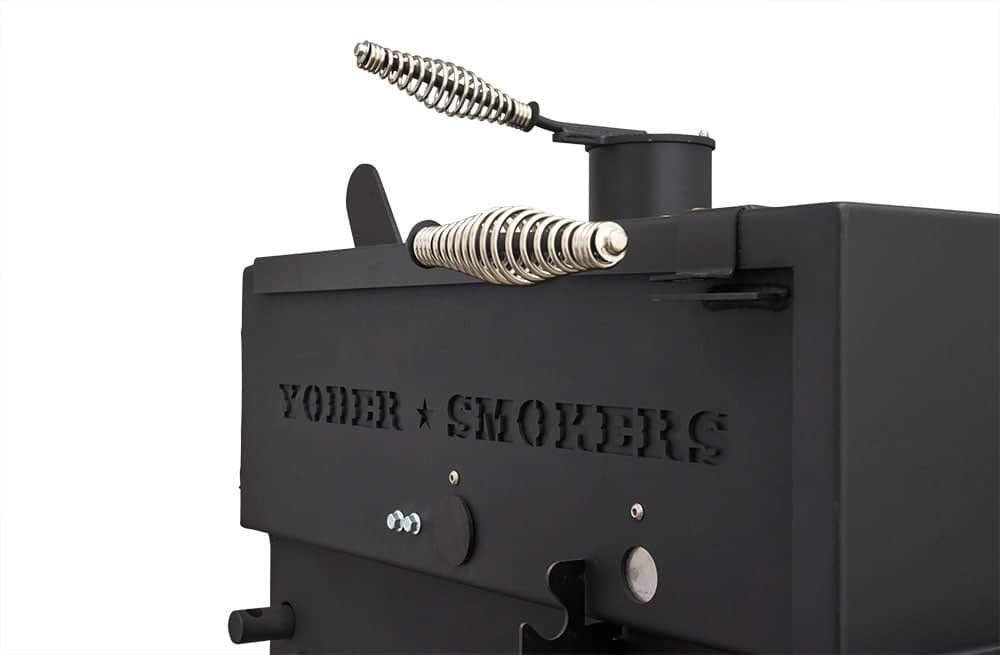 Yoder Smokers 24x48 Flat Top Adjustable Charcoal Grill on Competition Cart