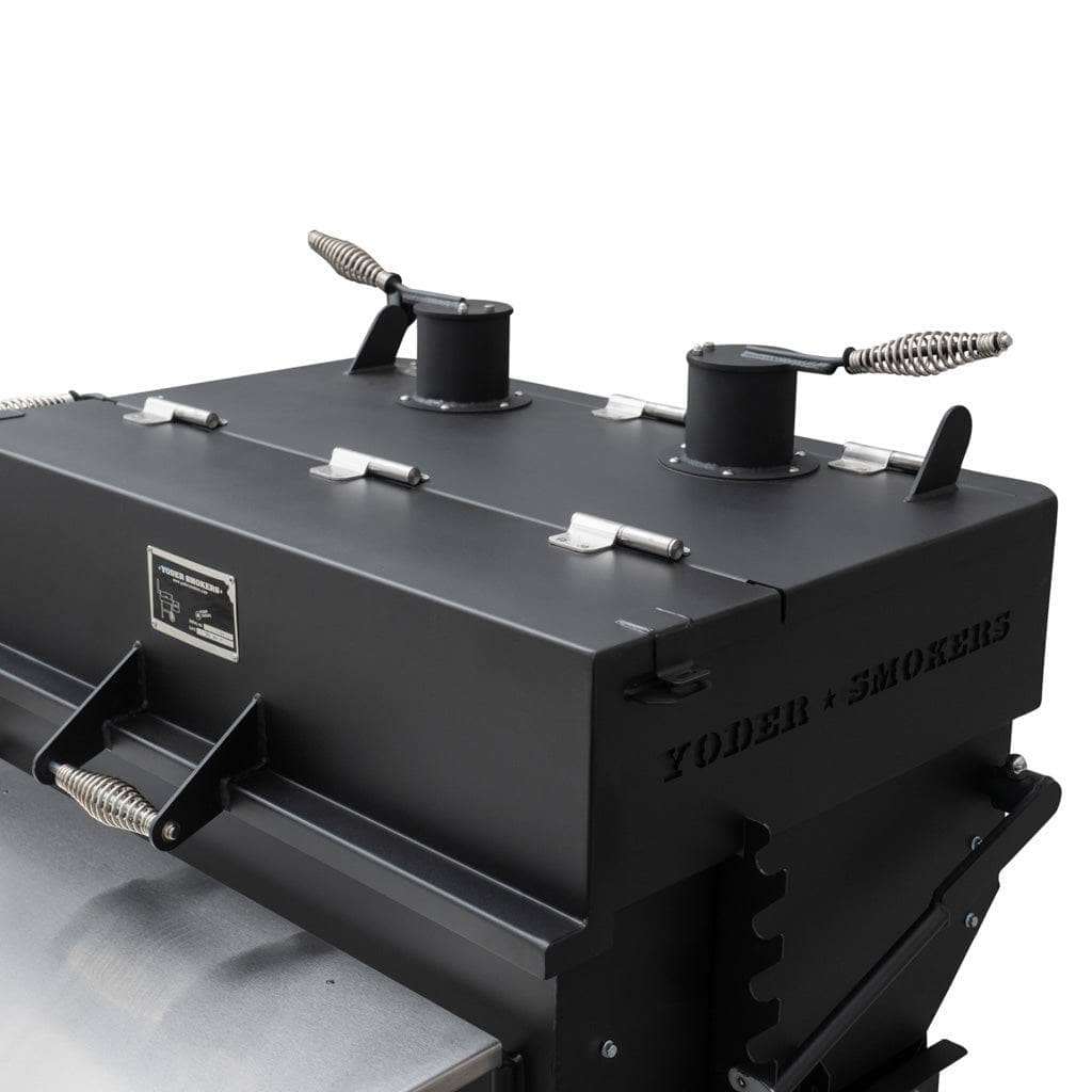 Yoder Smokers 24x48 Flat Top Adjustable Charcoal Grill, Standard Cart 12047794