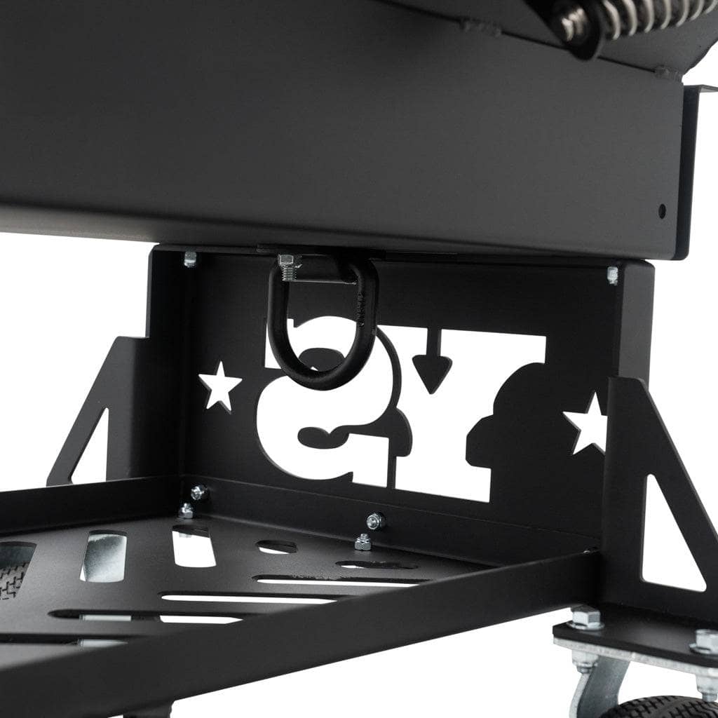 Yoder Smokers 24x48 Flat Top Adjustable Charcoal Grill, Standard Cart 12047794