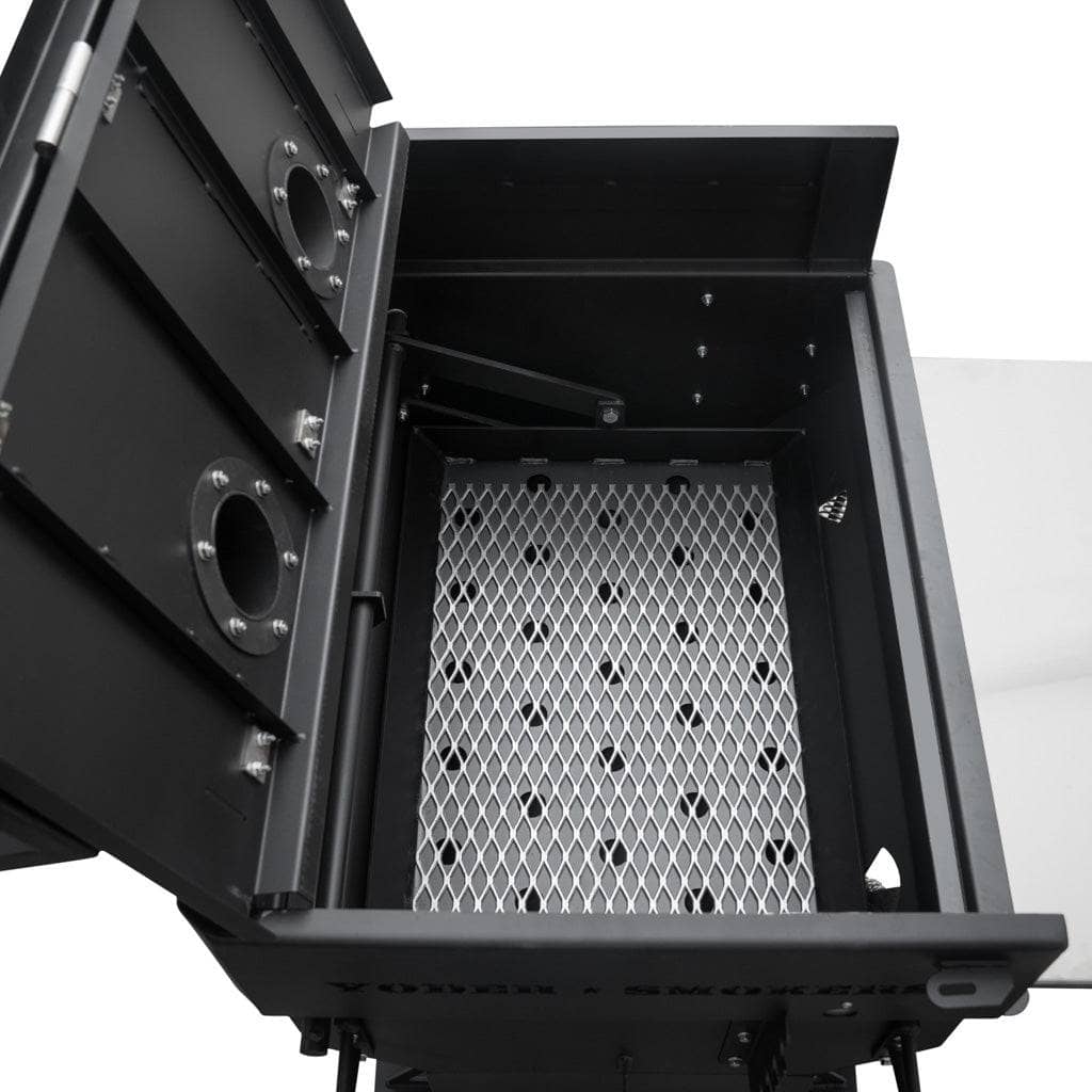 Yoder Smokers 24x48 Flat Top Adjustable Charcoal Grill, Standard Cart 12047794