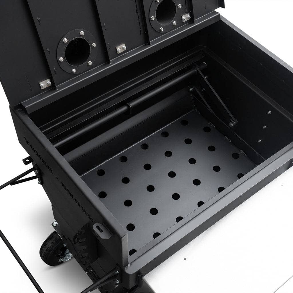 Yoder Smokers 24x48 Flat Top Adjustable Charcoal Grill, Standard Cart 12047794