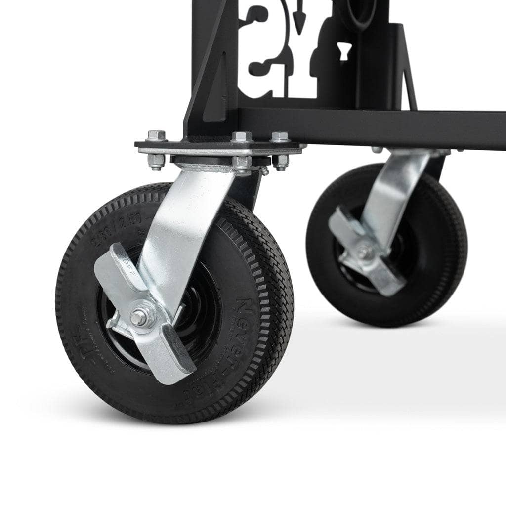 Yoder Smokers 24x48 Flat Top Adjustable Charcoal Grill, Standard Cart 12047794