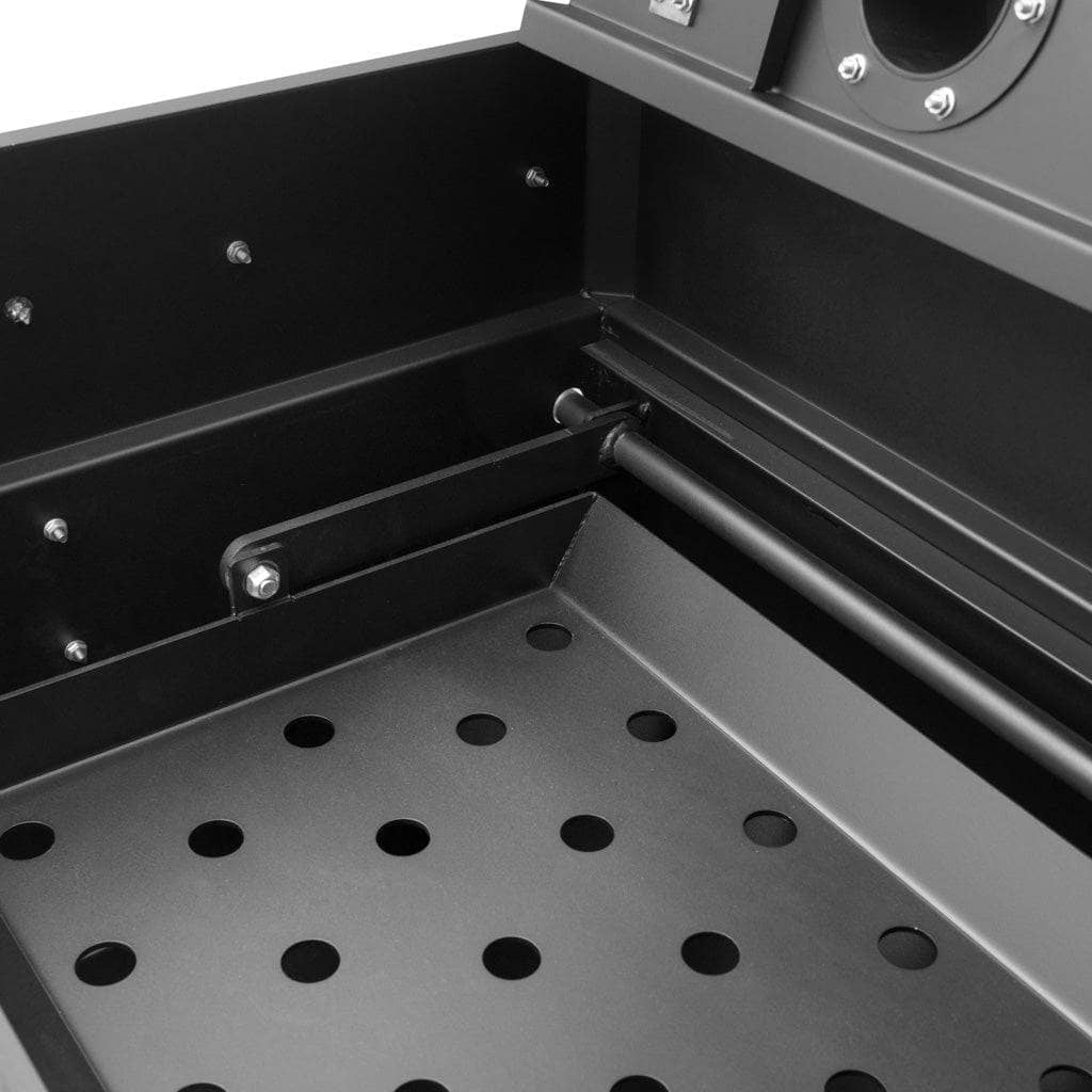 Yoder Smokers 24x48 Flat Top Adjustable Charcoal Grill, Standard Cart 12047794