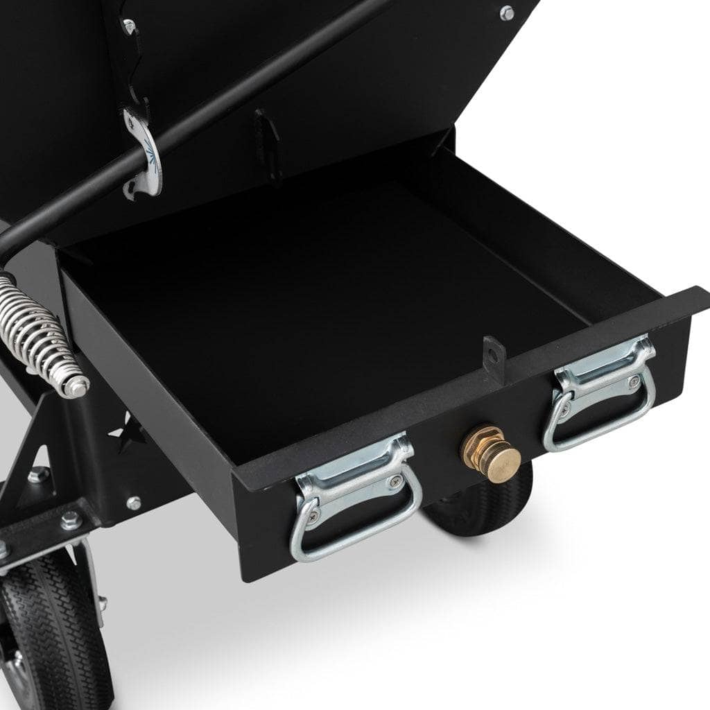 Yoder Smokers 24x48 Flat Top Adjustable Charcoal Grill, Standard Cart 12047794