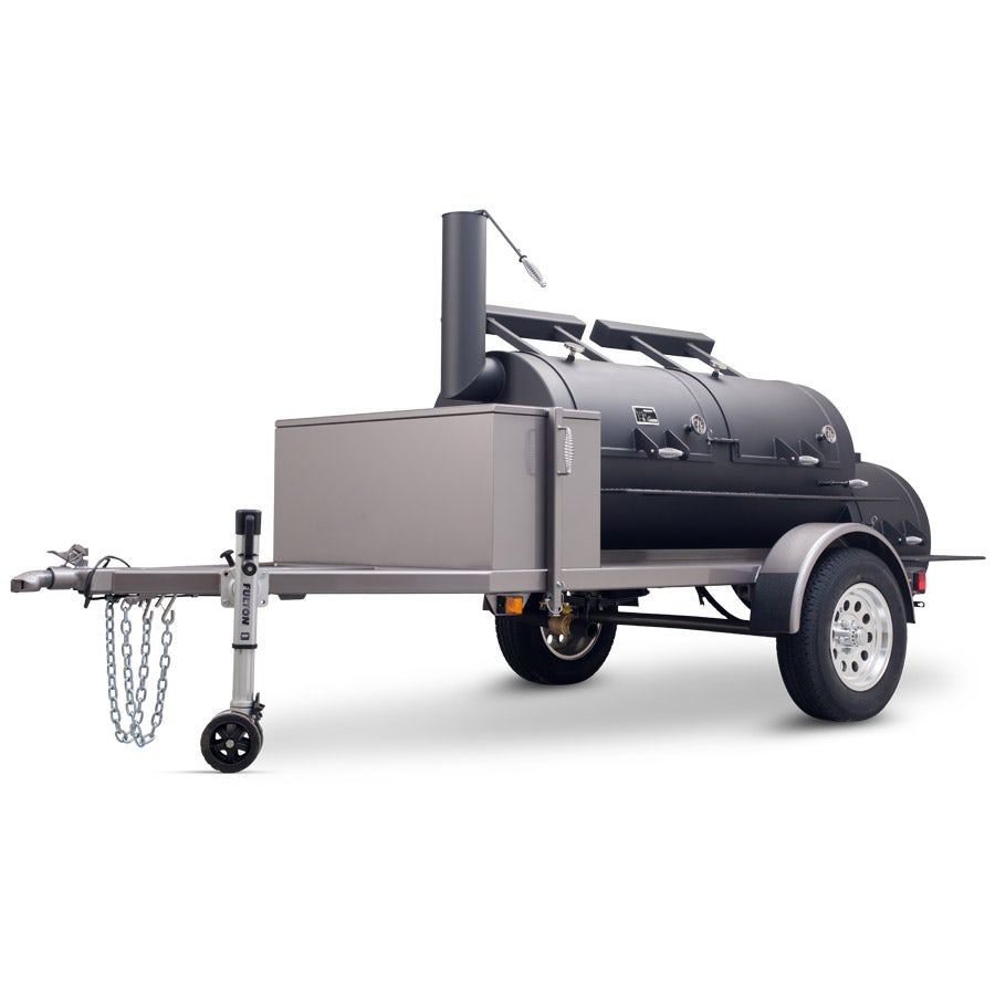 Yoder Smokers 30" Frontiersman II Double Door Trailer Mounted Smoker Outdoor Grill 12021126