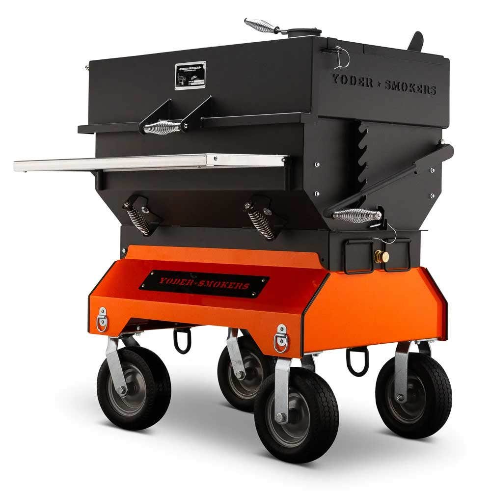 Yoder Smokers 36 inch Adjustable Charcoal Grill on Competition Cart Outdoor Grills