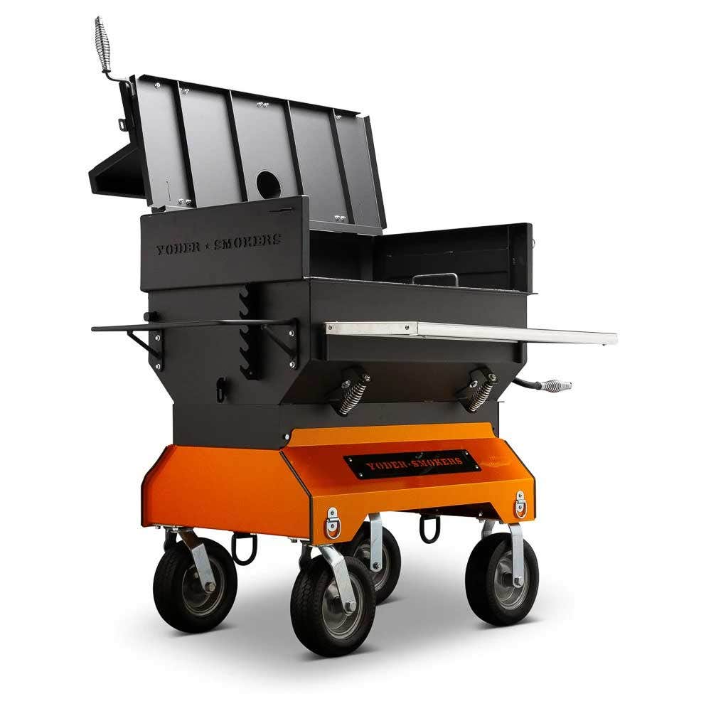 Yoder Smokers 36 inch Adjustable Charcoal Grill on Competition Cart Outdoor Grills