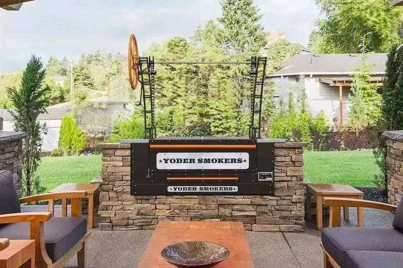 Yoder Smokers 42" El Dorado Santa Maria Built-In Charcoal BBQ Grill Outdoor Grill 12046399