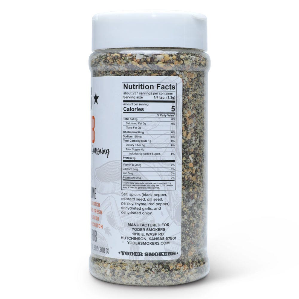 Yoder Smokers All Purpose Rub Herbs & Spices 12039555