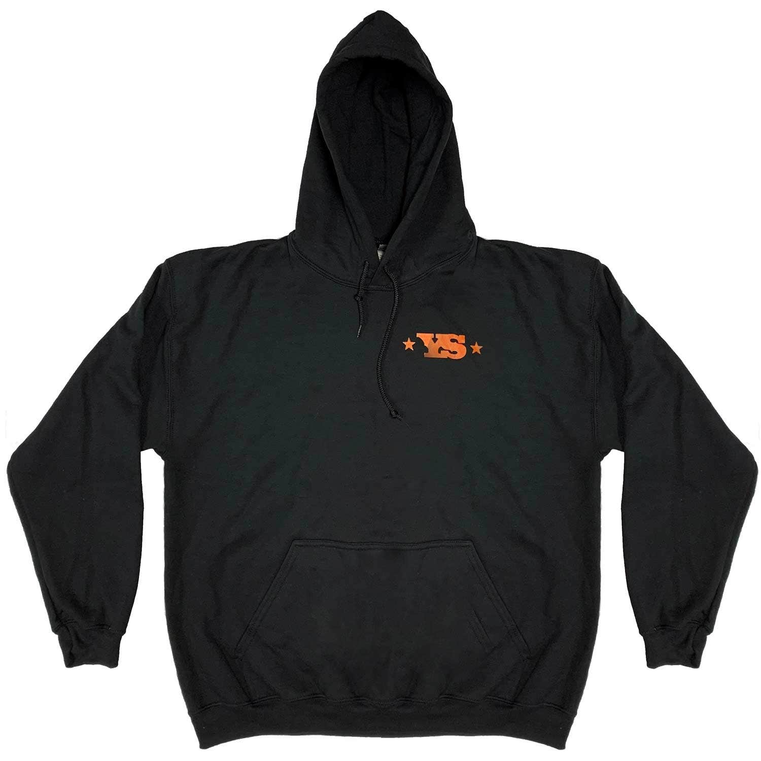 Yoder Smokers Black Pullover Hoodie Shirts & Tops