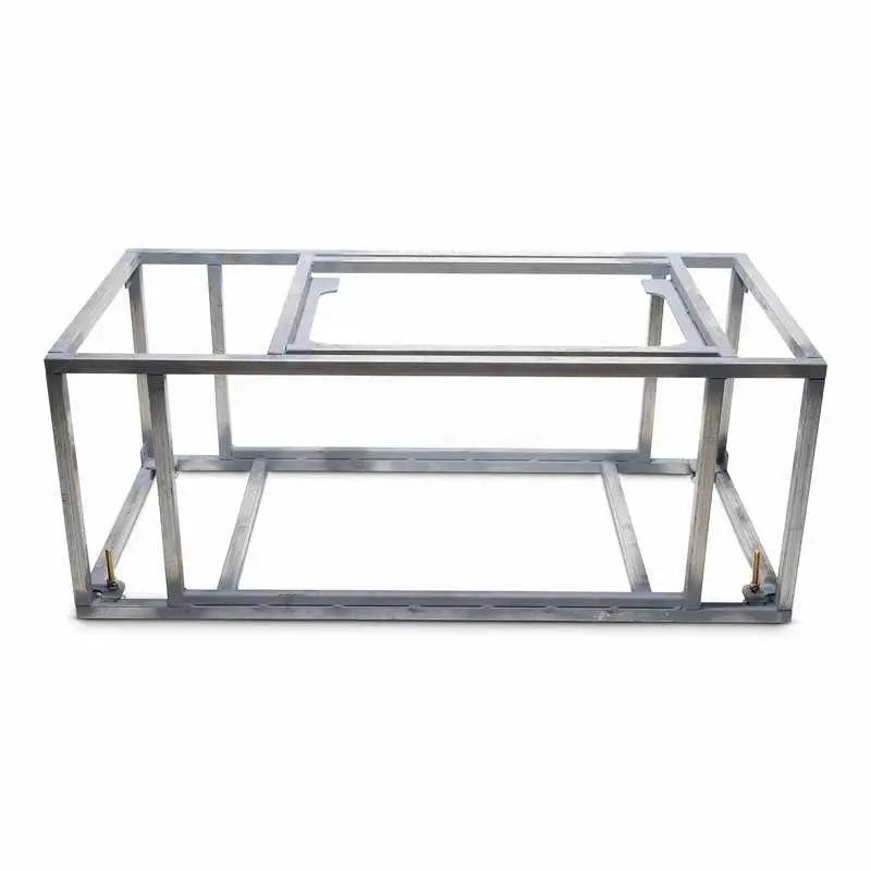 Yoder Smokers Built-In YS640s Pellet Grill with Island Frame & Double Access Doors Outdoor Grills