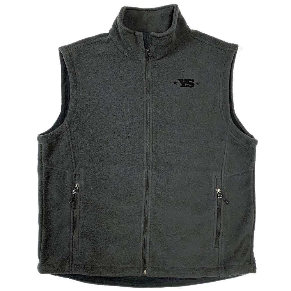 Yoder Smokers Charcoal Fleece Vest Shirts & Tops