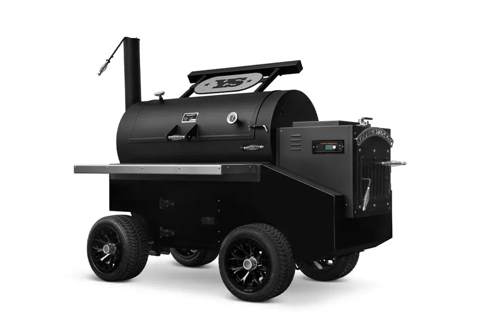 Yoder Smokers Cimarron S Pellet Smoker on a Competition Cart Outdoor Grill Black 12047850