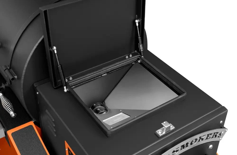 Yoder Smokers Cimarron S Pellet Smoker on a Competition Cart Outdoor Grill