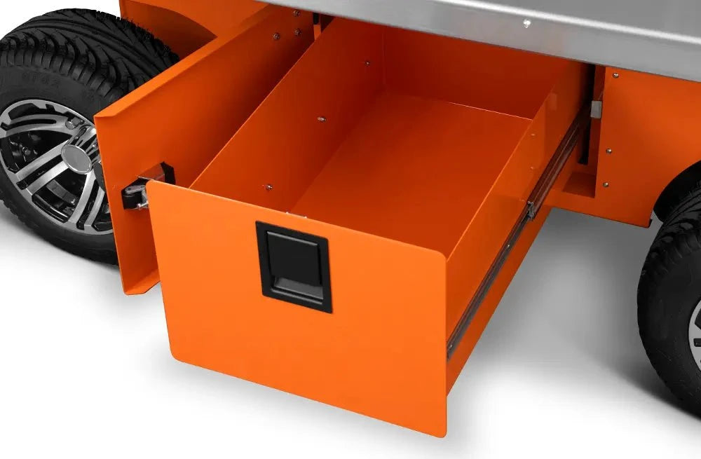Yoder Smokers Cimarron S Pellet Smoker on a Competition Cart Outdoor Grill