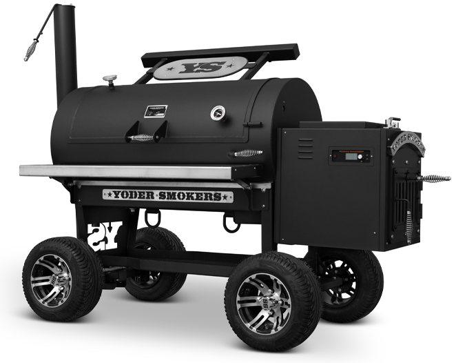 Yoder Smokers Cimarron S Pellet Smoker on Skeleton Cart 12030389