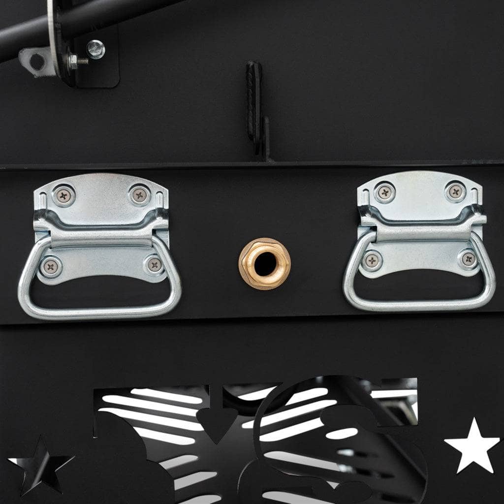 Yoder Smokers Flat Top Adjustable Charcoal Grill, Standard Cart Outdoor Grill