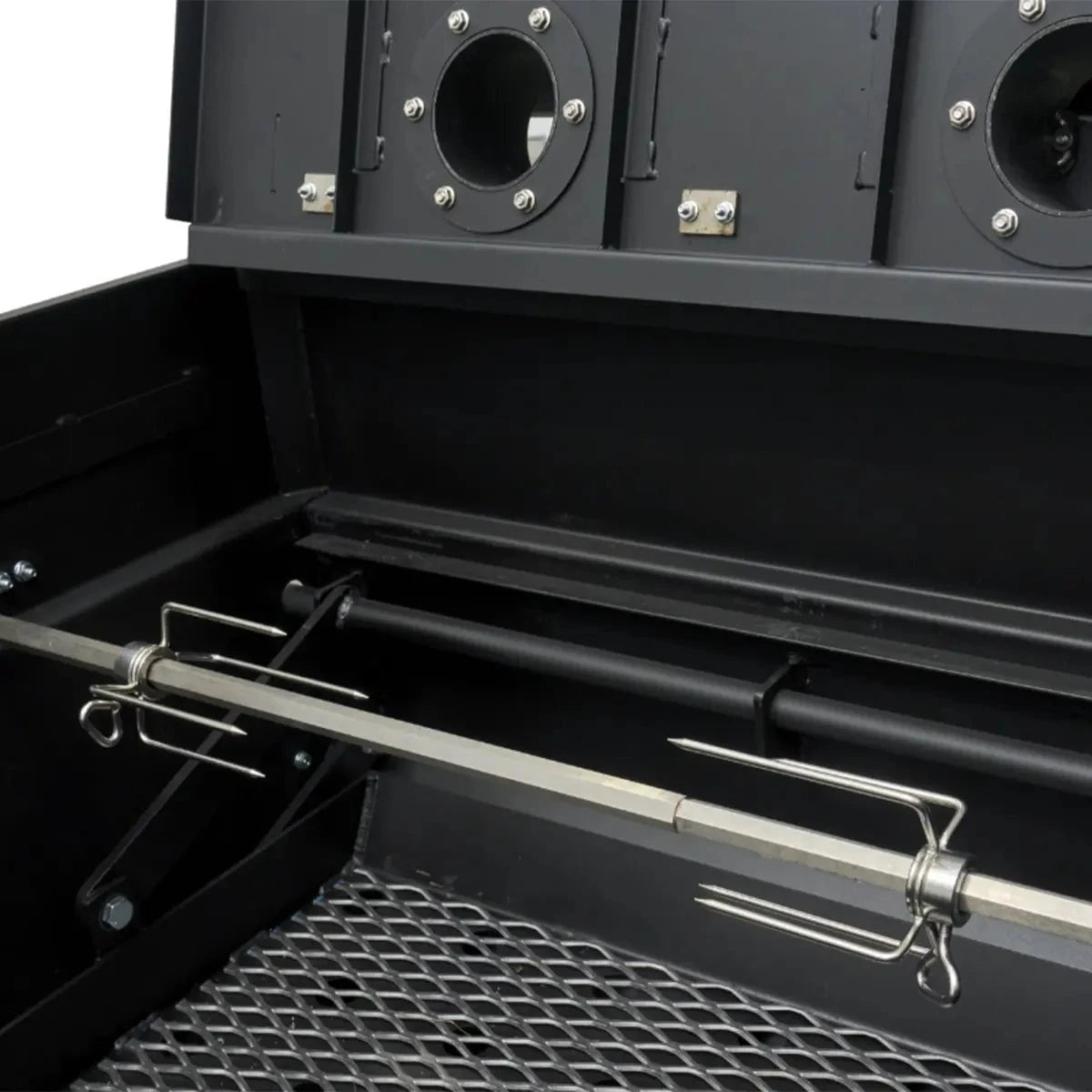 Yoder Smokers Flat Top Charcoal Grill Rotisserie Kit Outdoor Grill Accessories 12048162