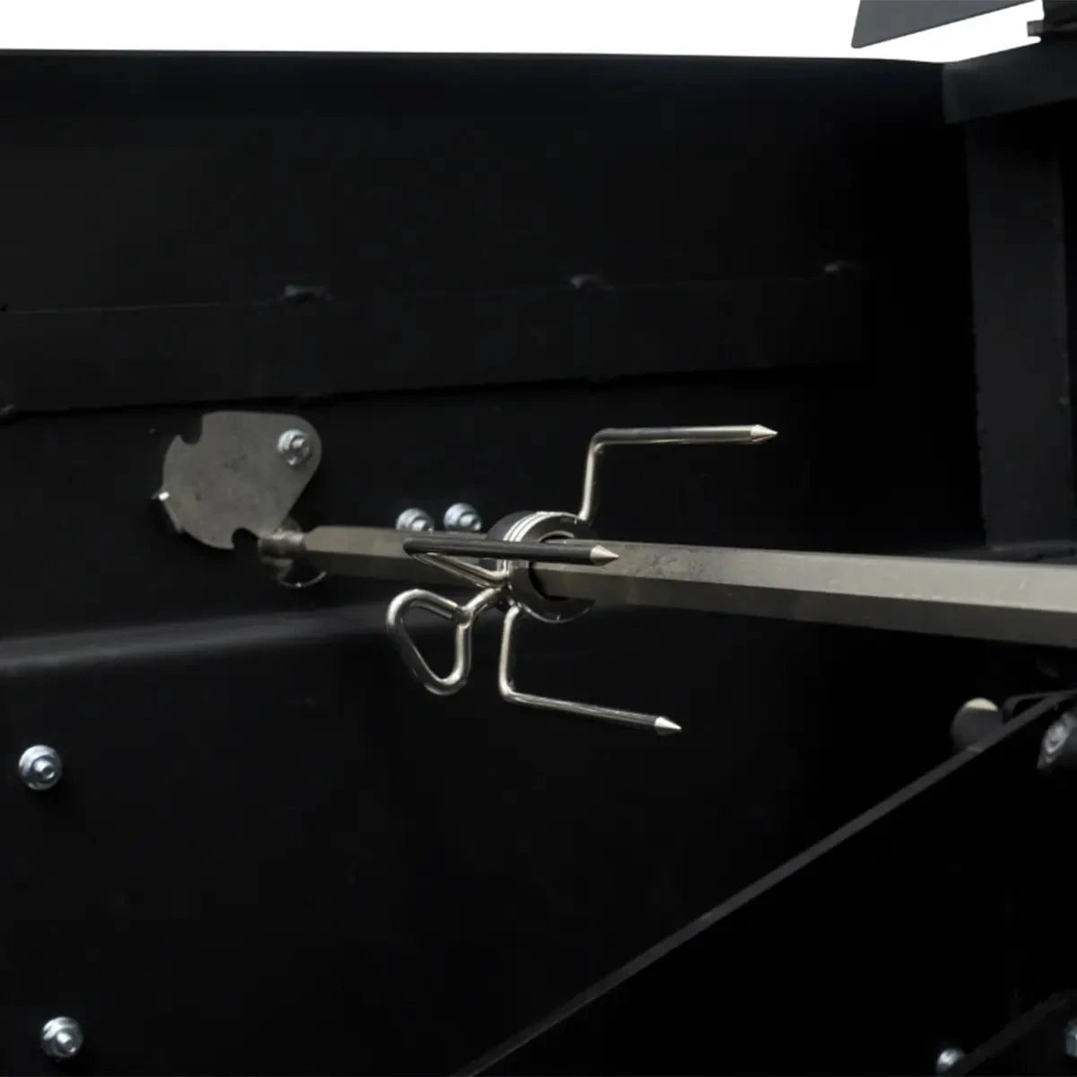 Yoder Smokers Flat Top Charcoal Grill Rotisserie Kit Outdoor Grill Accessories 12048162