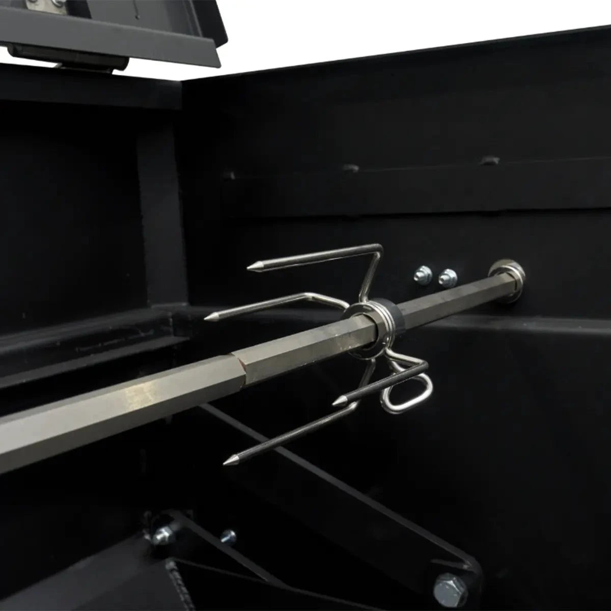 Yoder Smokers Flat Top Charcoal Grill Rotisserie Kit Outdoor Grill Accessories 12048162