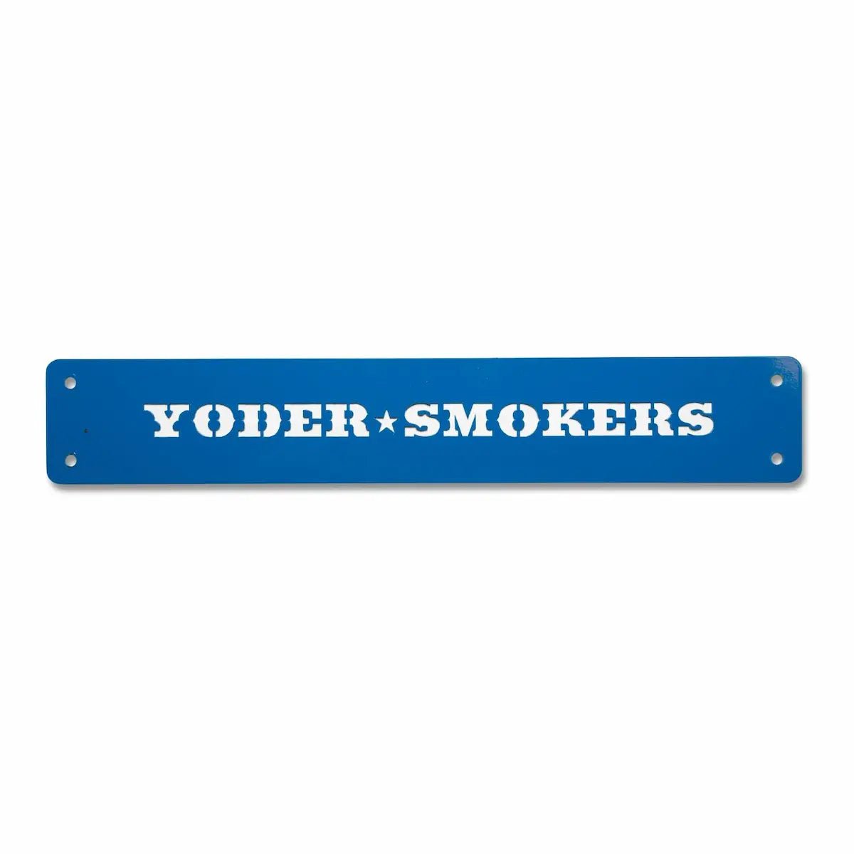 Yoder Smokers Logo Competition Cart Placards Outdoor Grill Replacement Parts Blue 12033466
