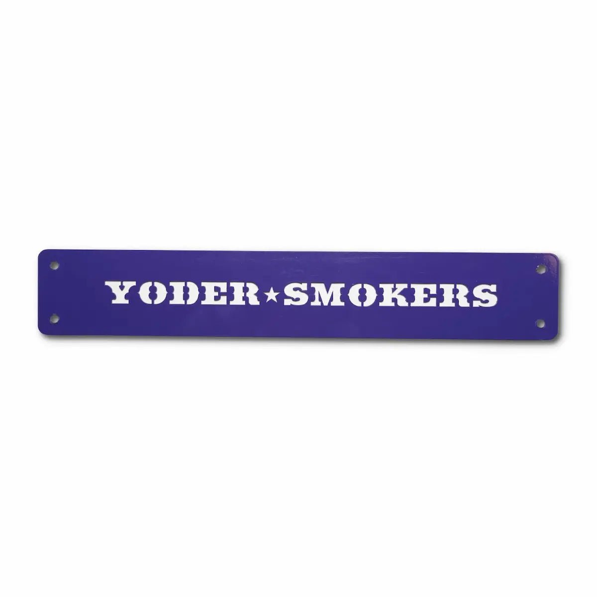 Yoder Smokers Logo Competition Cart Placards Outdoor Grill Replacement Parts Purple 12033469