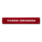 Yoder Smokers Logo Competition Cart Placards Red 12033465