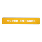 Yoder Smokers Logo Competition Cart Placards Yellow 12033470