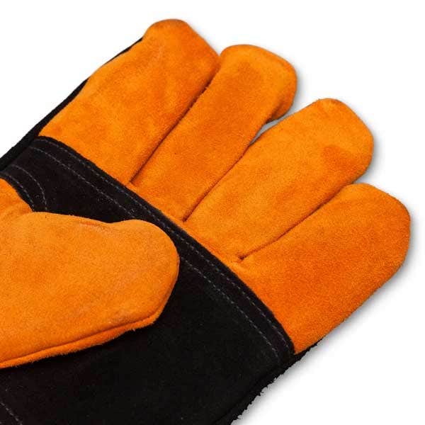 Yoder Smokers Long Leather Heat Resistant BBQ Gloves