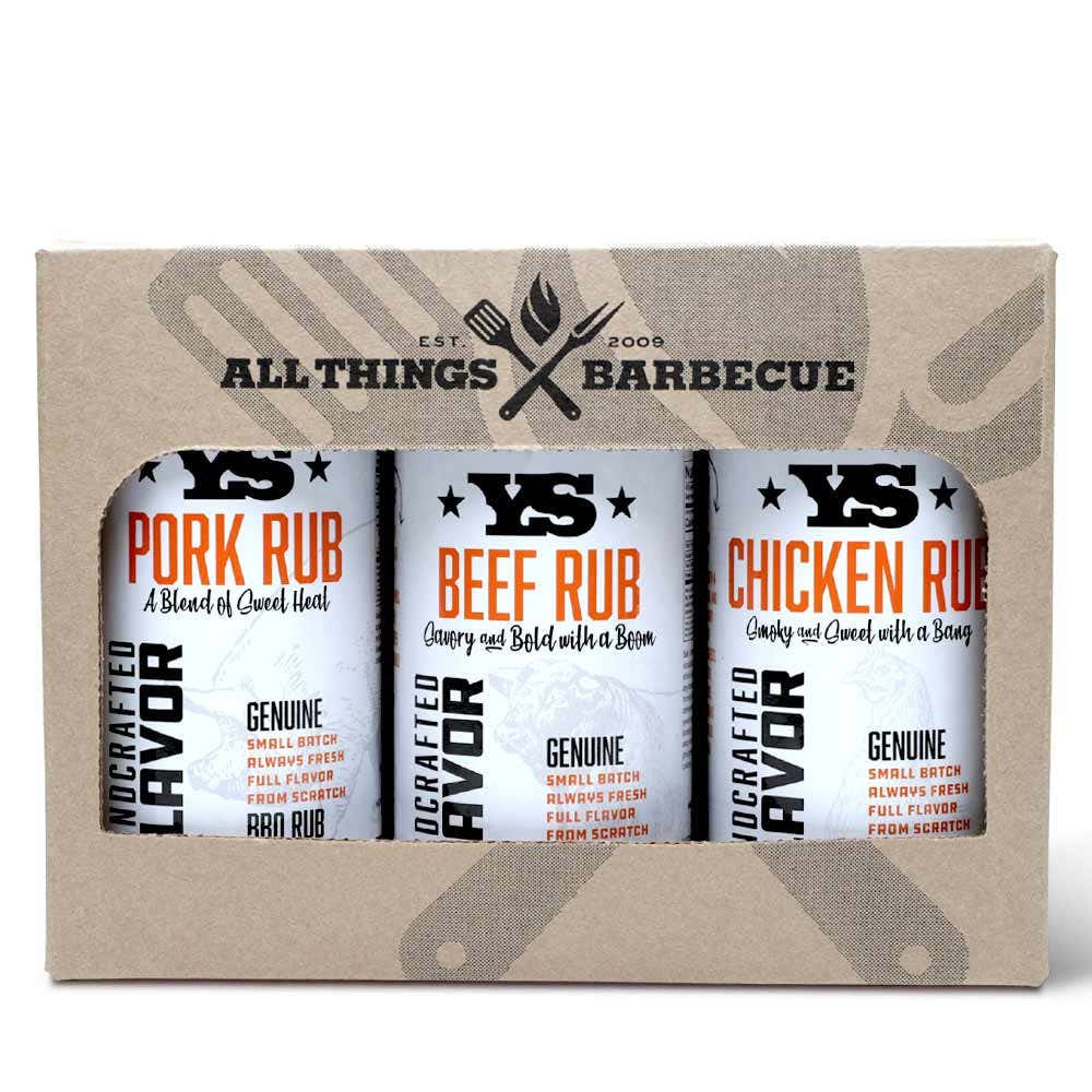 Yoder Smokers Rubs 3-Pack Herbs & Spices 12039582