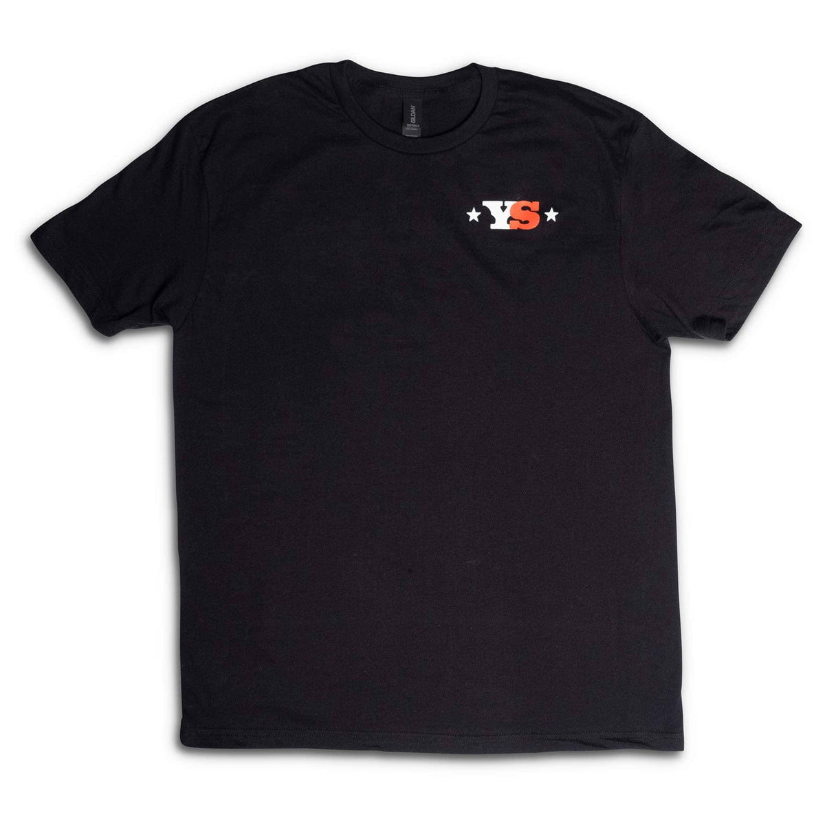 Yoder Smokers T-shirt with Logo & Flag
