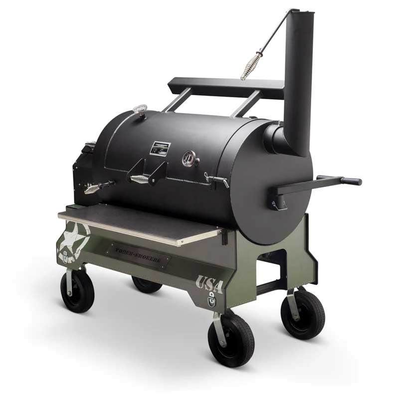 Yoder Smokers YS1500 Competition Cart Magnetic Wrap - Military Green Outdoor Grill Accessories 12030170