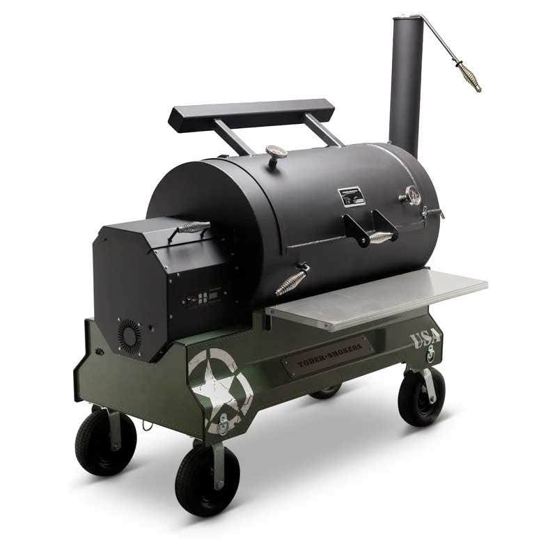 Yoder Smokers YS1500 Competition Cart Magnetic Wrap - Military Green Outdoor Grill Accessories 12030170