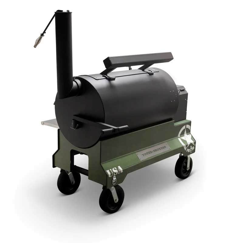 Yoder Smokers YS1500 Competition Cart Magnetic Wrap - Military Green Outdoor Grill Accessories 12030170