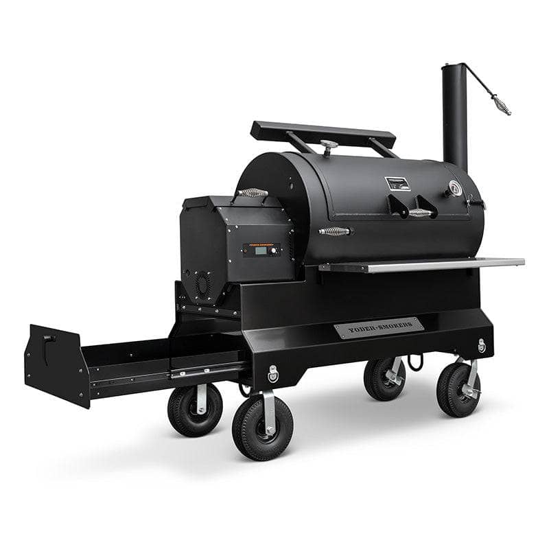 Yoder Smokers YS1500s Pellet BBQ Grill with Storage Drawer Outdoor Grill Black 12047411
