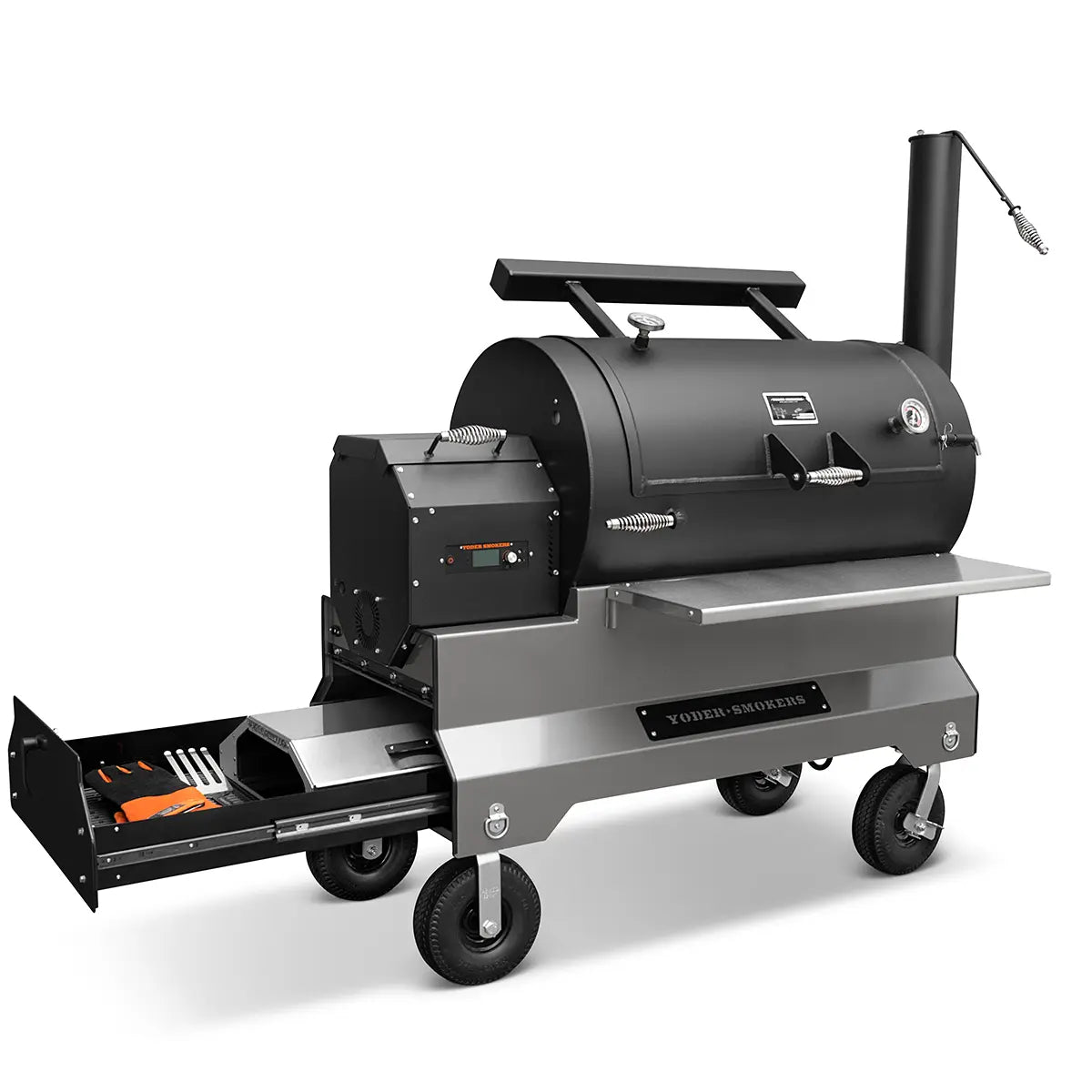 Yoder Smokers YS1500s Pellet BBQ Grill with Storage Drawer Outdoor Grill