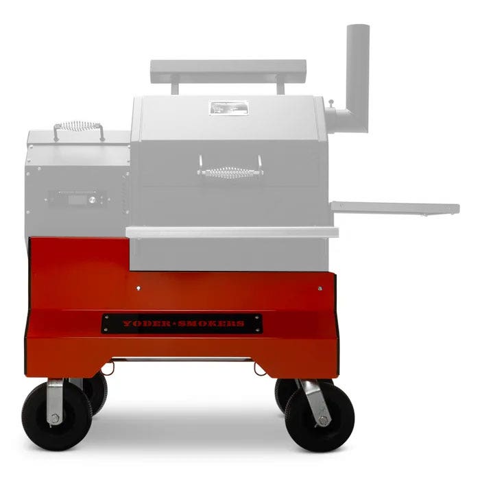 Yoder Smokers YS480 Competition Cart Base Outdoor Grill Carts Orange 12022241