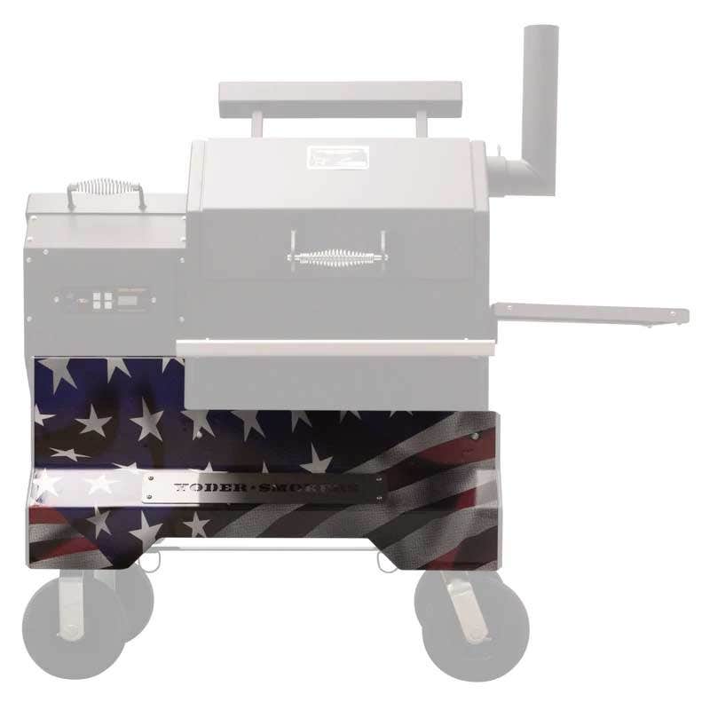 Yoder Smokers YS480 Competition Cart Magnetic Wrap - American Flag Outdoor Grill Accessories 12030168