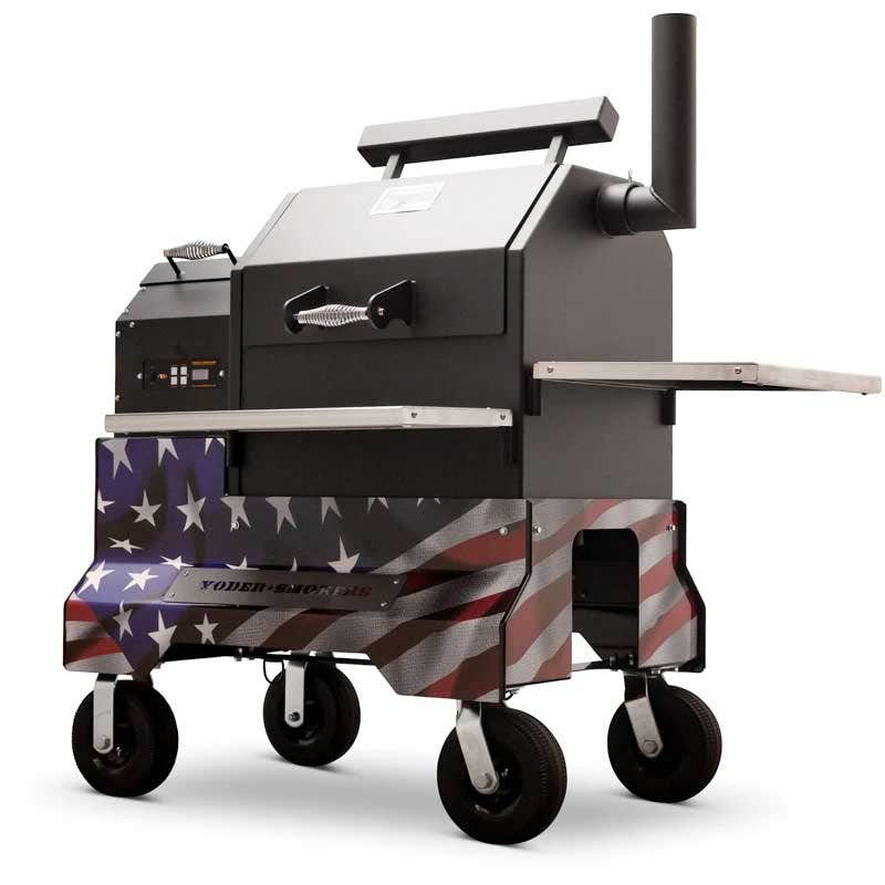 Yoder Smokers YS480 Competition Cart Magnetic Wrap - American Flag Outdoor Grill Accessories 12030168