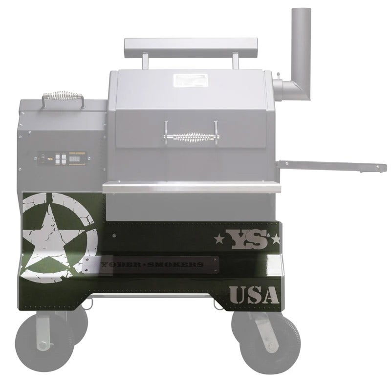 Yoder Smokers YS480 Competition Cart Magnetic Wrap - Military Green Outdoor Grill Accessories 12030167