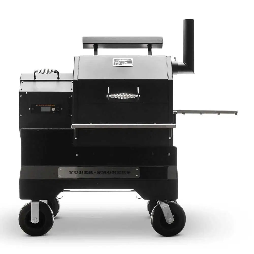 Yoder Smokers YS480s Pellet Grill on Competition Cart Outdoor Grills