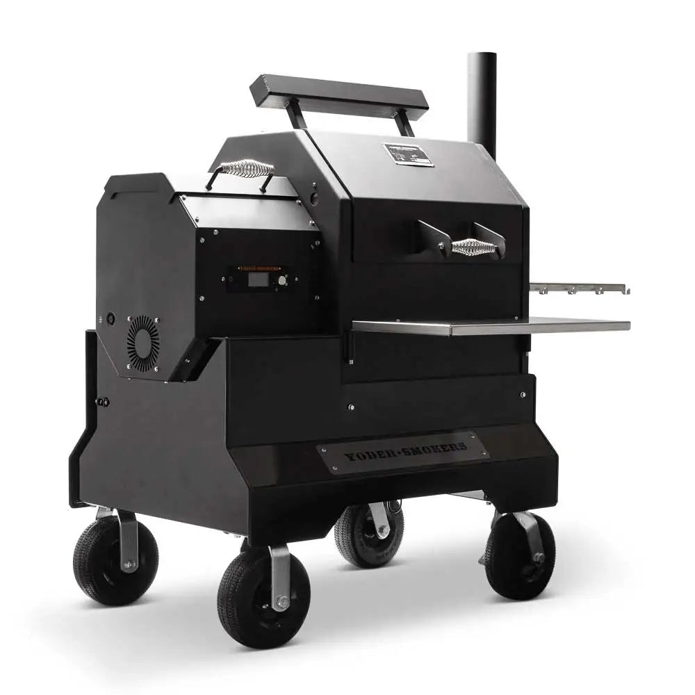 Yoder Smokers YS480s Pellet Grill on Competition Cart Outdoor Grills