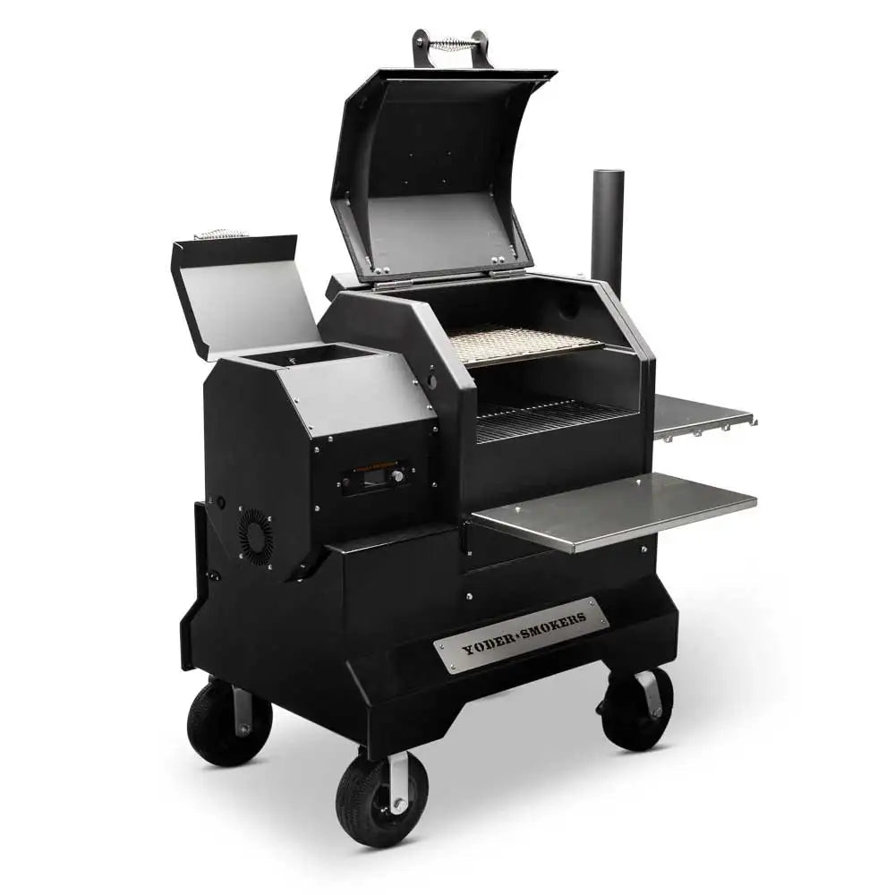 Yoder Smokers YS480s Pellet Grill on Competition Cart Outdoor Grills