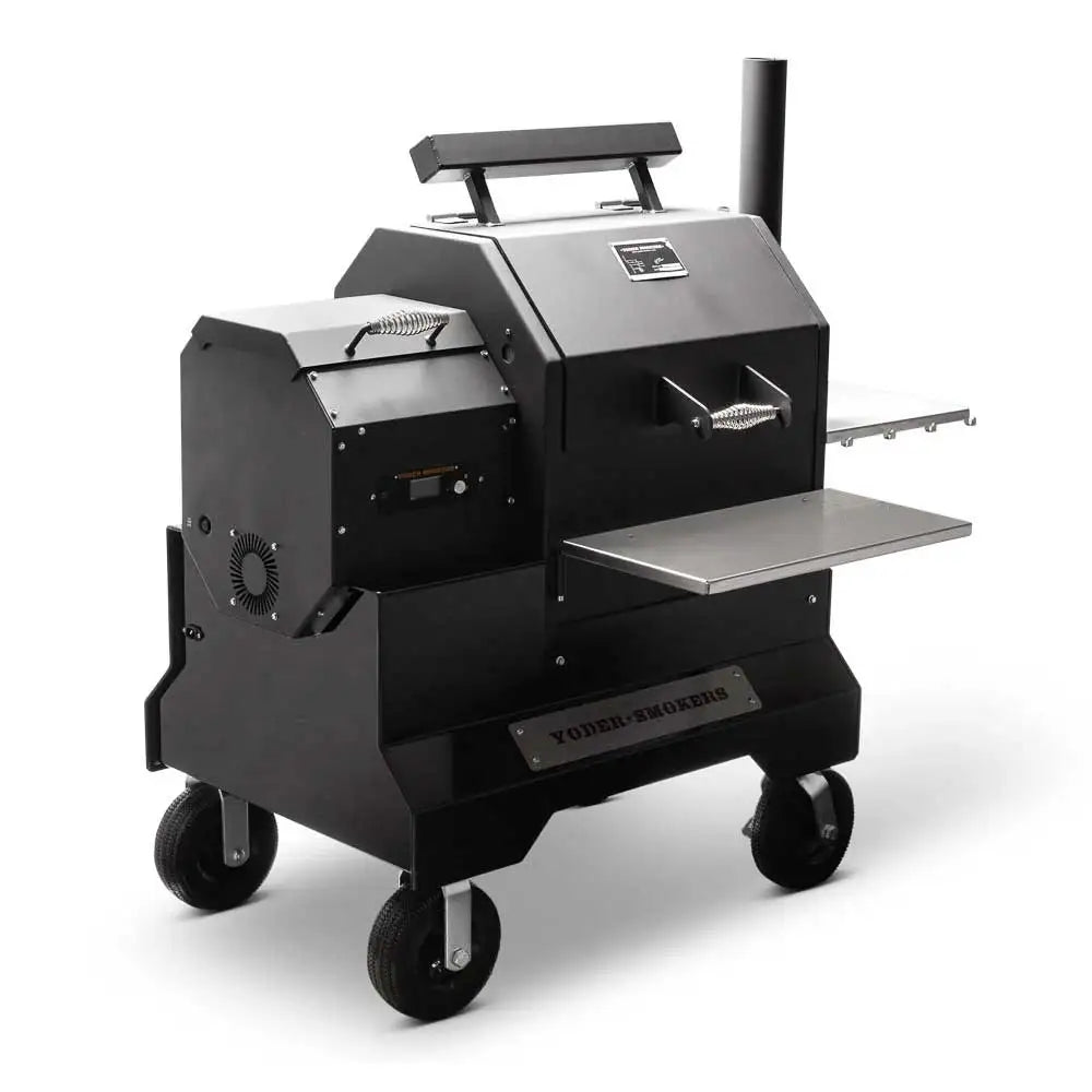 Yoder Smokers YS480s Pellet Grill on Competition Cart Outdoor Grills