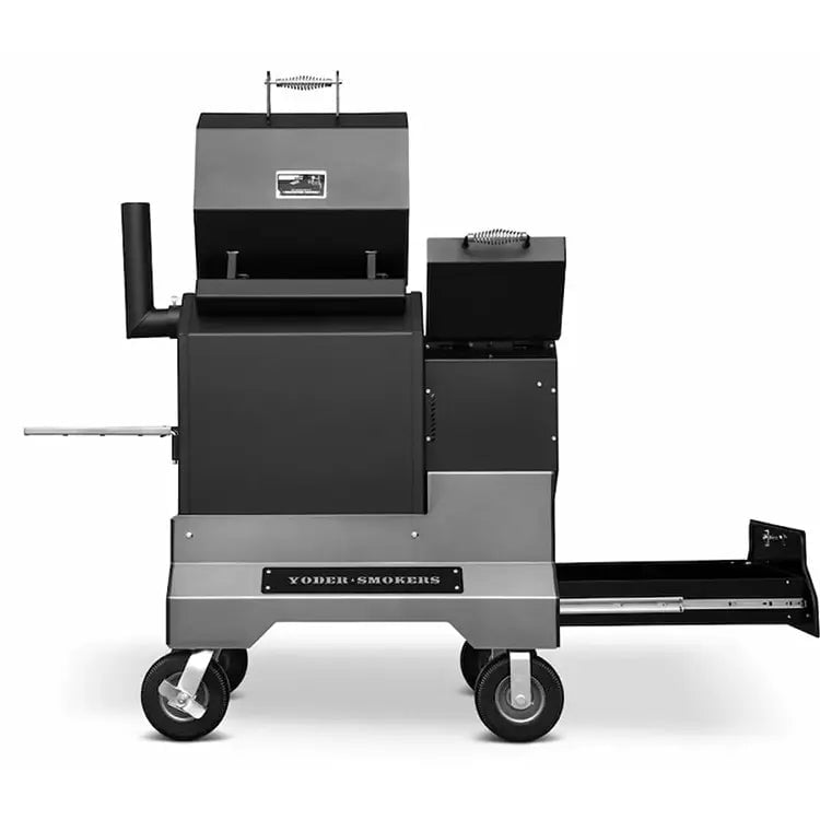 Yoder Smokers YS480s Pellet Grill on Competition Cart with Storage Drawer Outdoor Grill