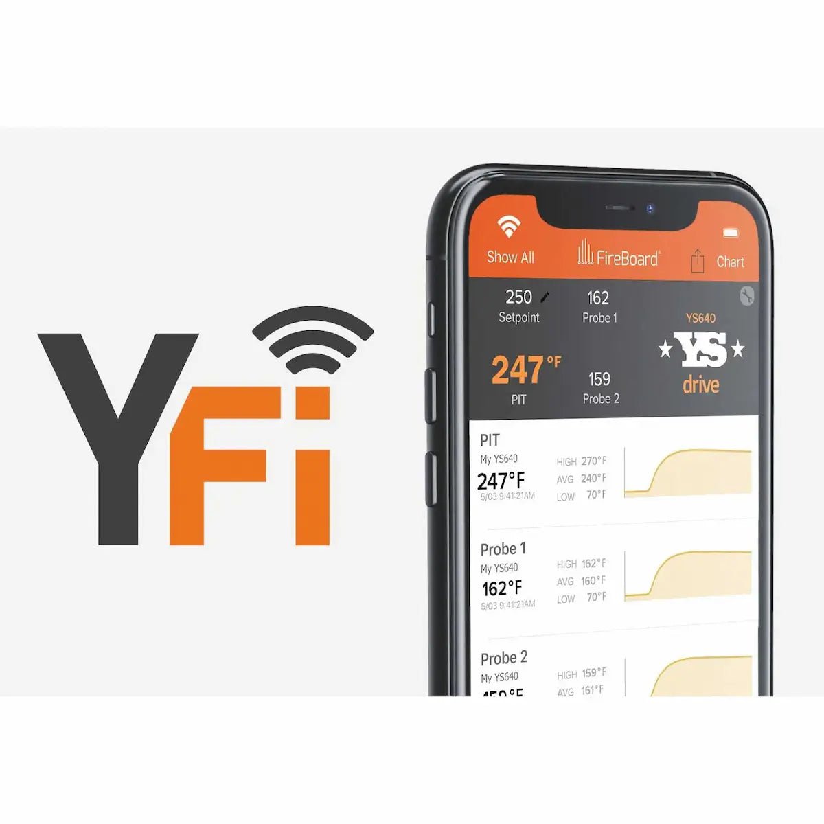 Yoder Smokers YS480s Pellet Grill on Competition Cart with Storage Drawer Outdoor Grill